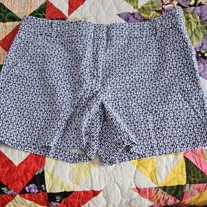 Counterparts Women's Navy and White Geometric Shorts